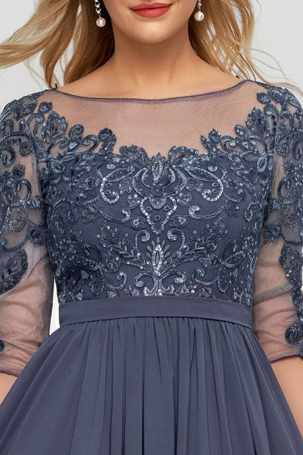 Robe de Soirée Illusion Étoilée - gallery 5