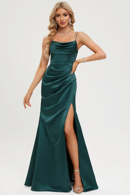Robe de Soirée Satinique Fluide