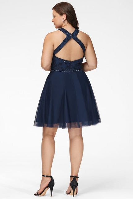 Robe de Soirée Tulle Saphir - gallery 9