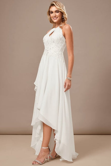 Robe de Soirée Mousseline Éclatante - gallery 3