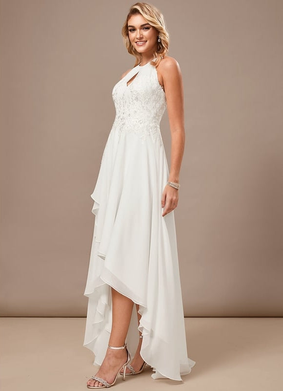 Robe de Soirée Mousseline Éclatante - gallery 3