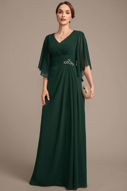 Robe de Soirée Mousseline Chic - gallery 3