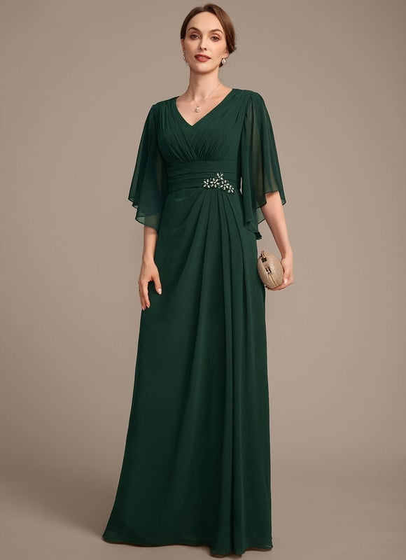Robe de Soirée Mousseline Chic - gallery 3