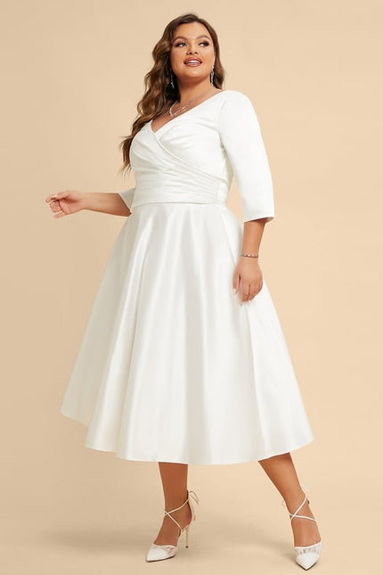 Robe de Soirée Éclatante Satinée - gallery 7