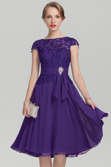 Robe de Soirée Violet Enchanté