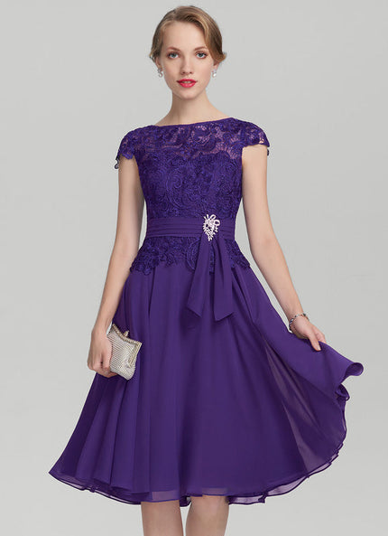 Robe de Soirée Violet Enchanté