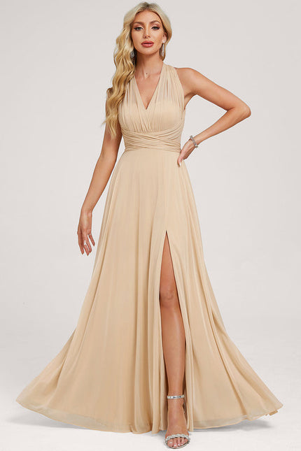 Robe de Soirée Élégante Sable - gallery 3