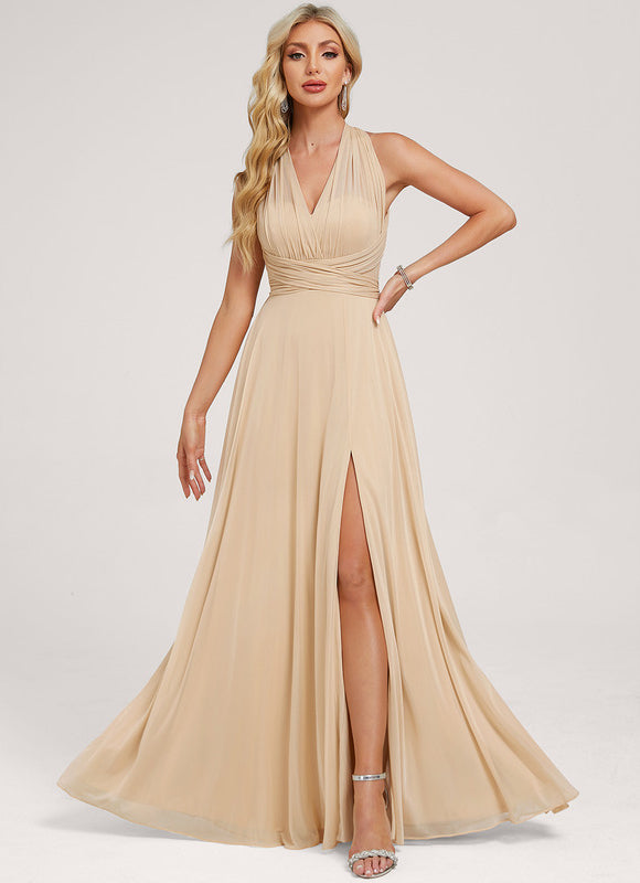 Robe de Soirée Élégante Sable - gallery 3