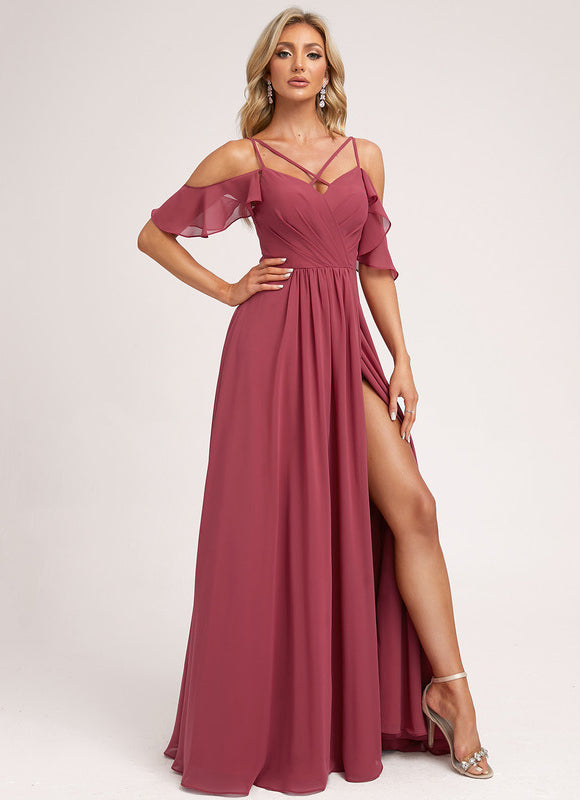 Robe de Soirée Légère Ciel - gallery 3