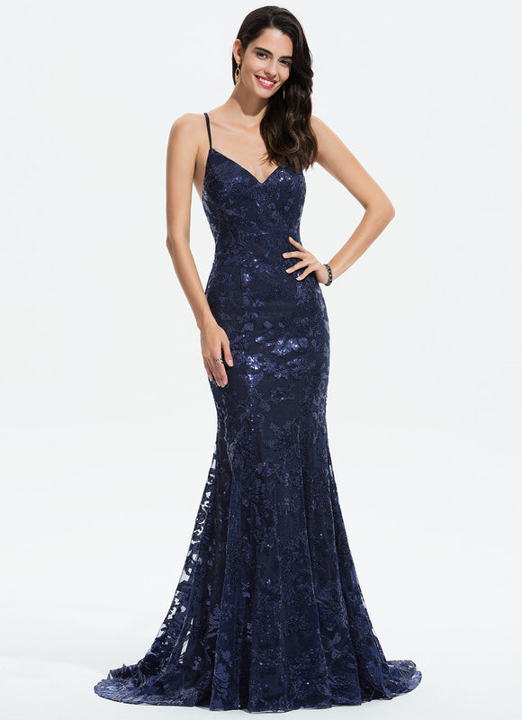 Robe de Soirée Éclat Marine Couture - gallery 1
