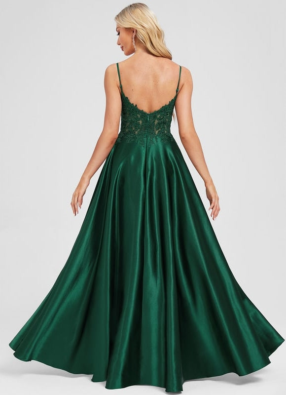 Robe de Soirée Éclat Satiné - gallery 2