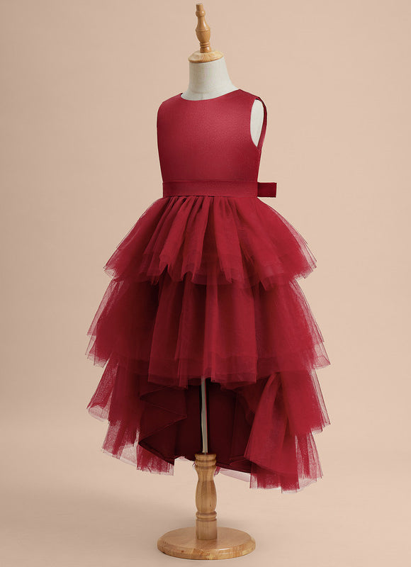 Robe de Soirée Rouge Cascade - gallery 3