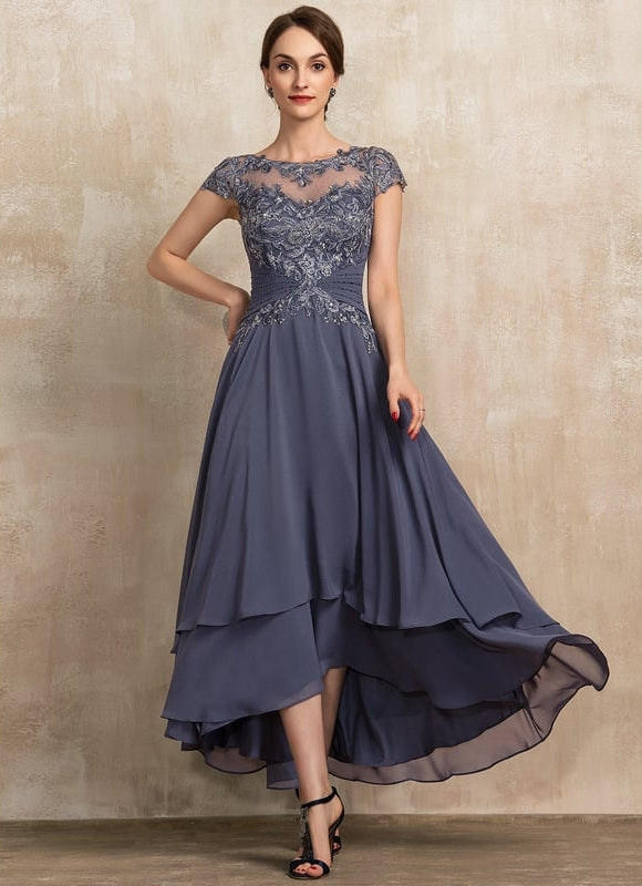 Robe de Soirée Cascade Élévée