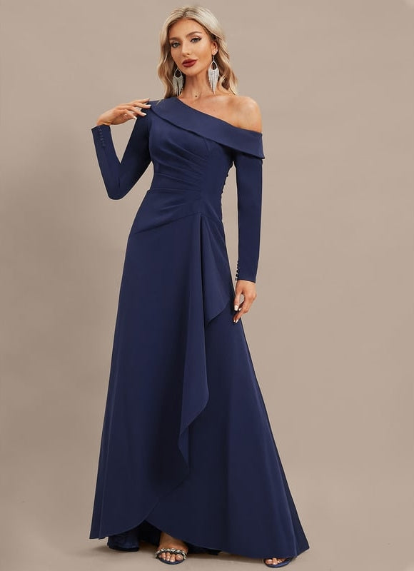Robe de Soirée Élégance Indigo Fluidité - gallery 3