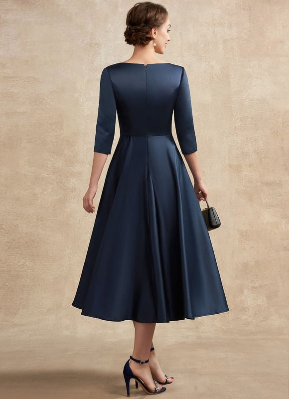 Robe de Soirée Satinique Moderne - gallery 5