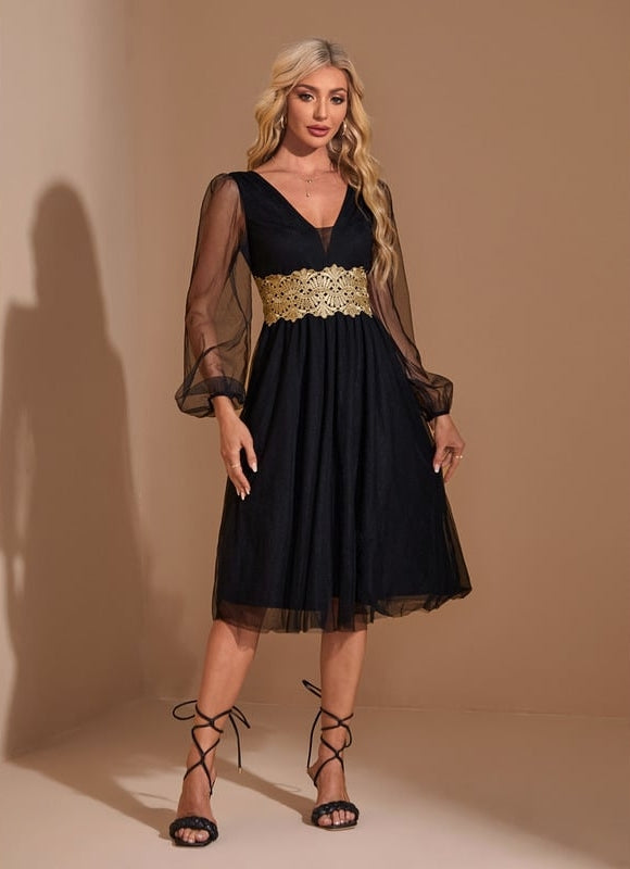 Robe de Soirée Tulle Élégante - gallery 5