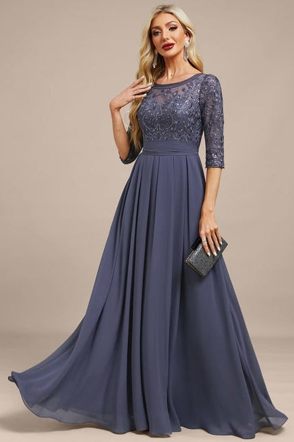 Robe de Soirée Sérénité Nuit