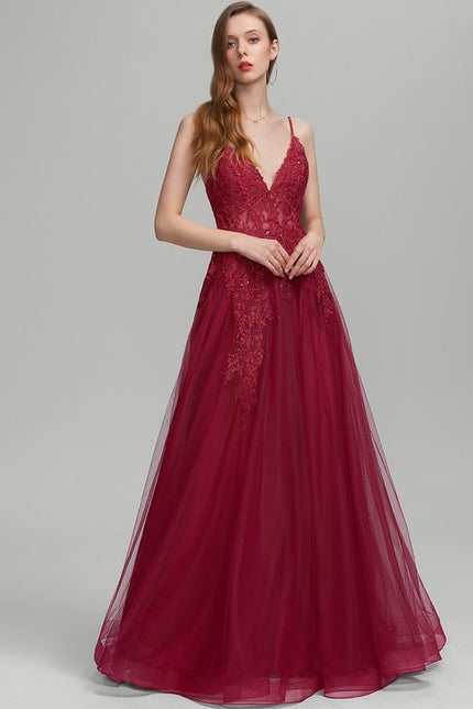 Robe de Soirée Bourgogne Envoûtante - gallery 2