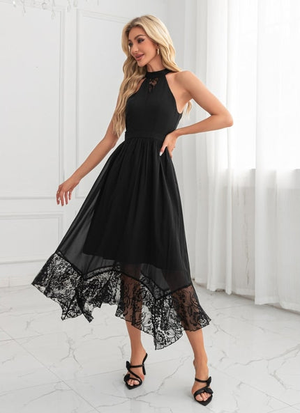 Robe de Soirée Dentelle Aérienne