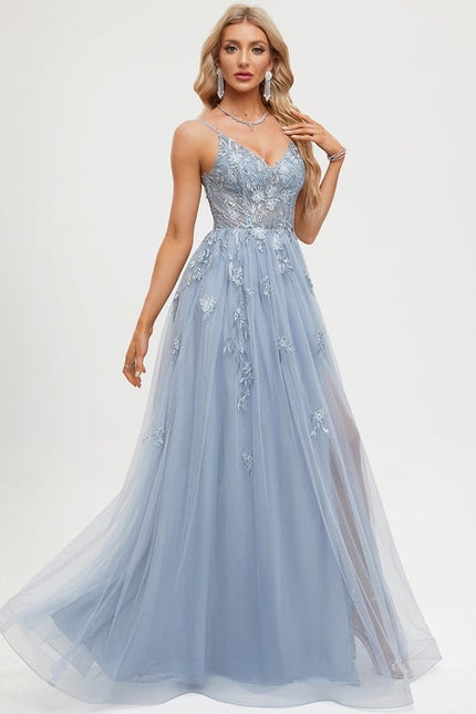 Robe de Soirée Céleste Fleurie - gallery 6