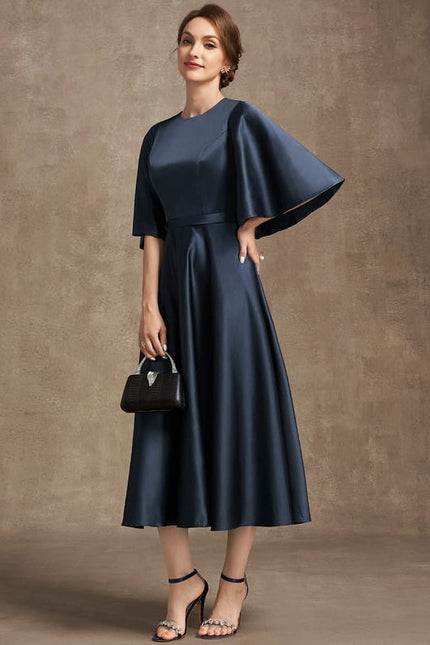 Robe de Soirée Nuit Étoilée Satin - gallery 4