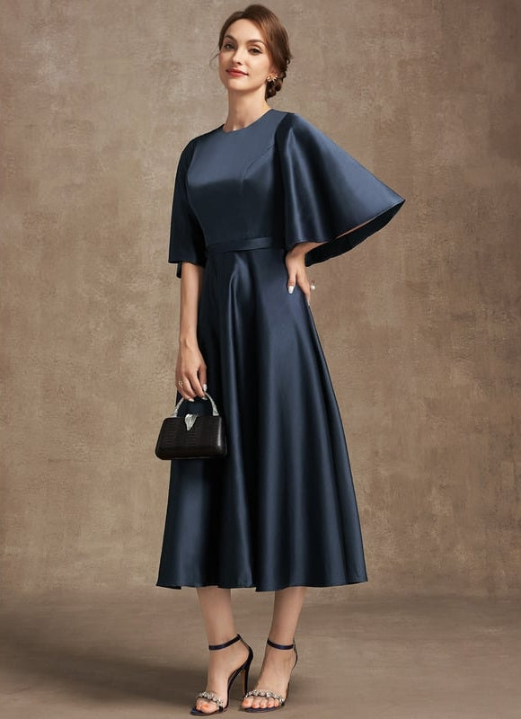 Robe de Soirée Nuit Étoilée Satin - gallery 4