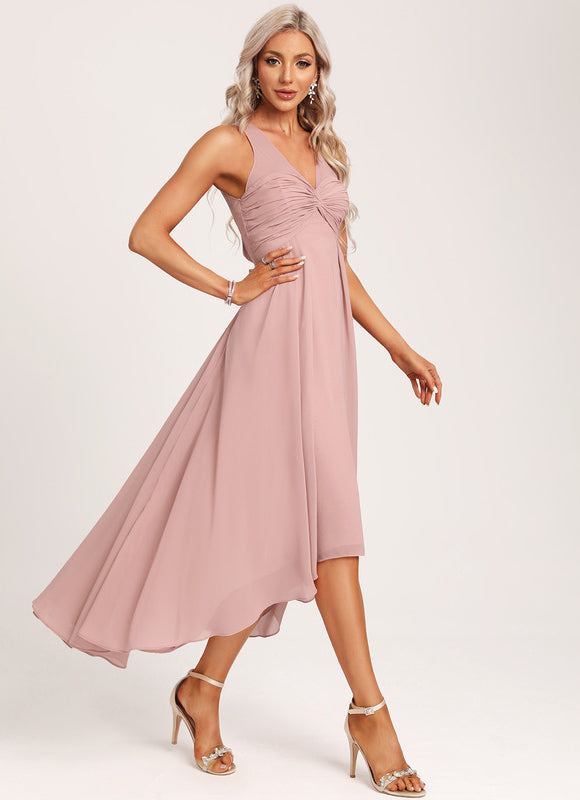 Robe de Soirée Vignoble Fluide - gallery 1