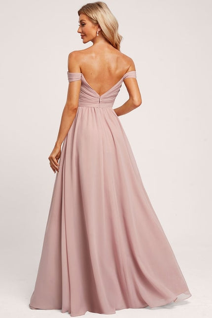 Robe de Soirée Aube Satinée - gallery 7