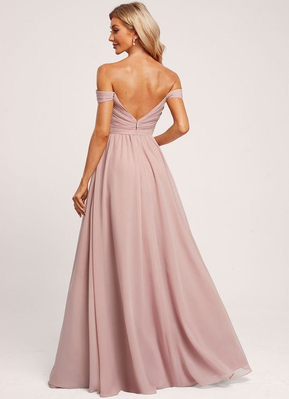 Robe de Soirée Aube Satinée - gallery 7