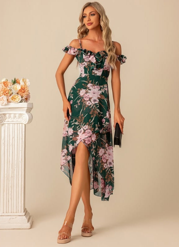 Robe de Soirée Florale Éthérée - gallery 2