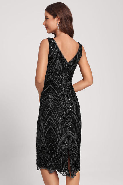 Robe De Soirée Noire Moulante - gallery 5
