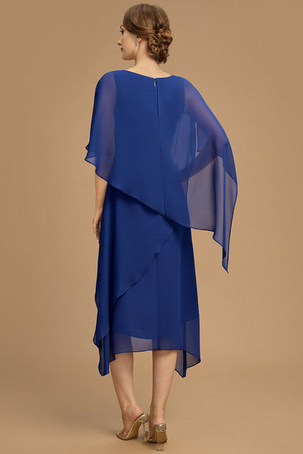 Robe de Soirée Lueur Azur Concealée - gallery 2