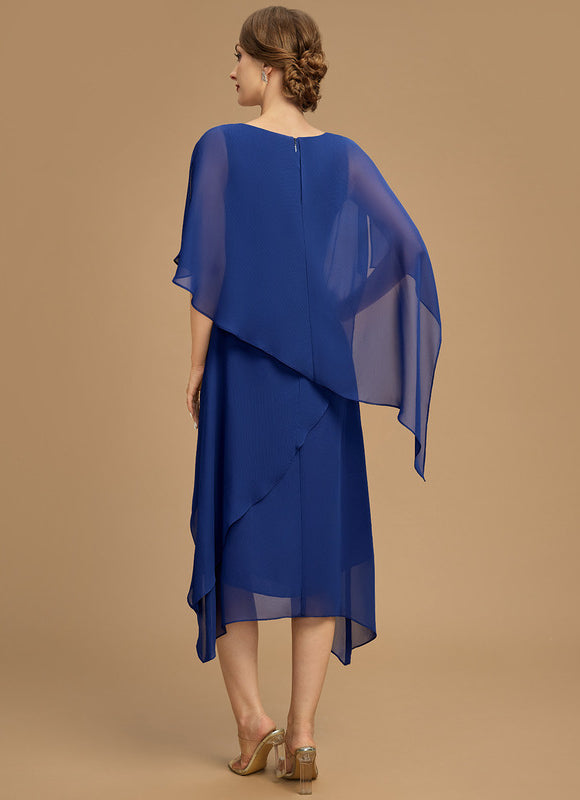 Robe de Soirée Lueur Azur Concealée - gallery 2