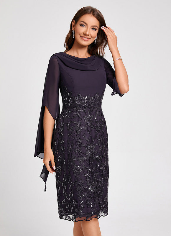 Robe de Soirée Élégance Satinée Nuit - gallery 3
