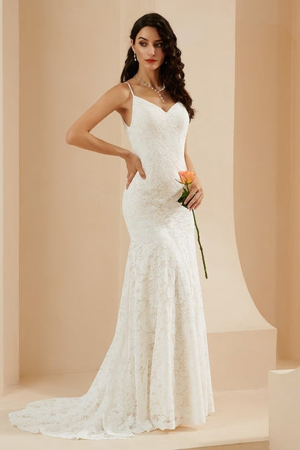 Robe de Soirée Dentelle Épure