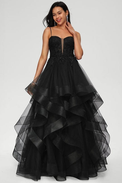 Robe de Soirée Noir Envoûtant