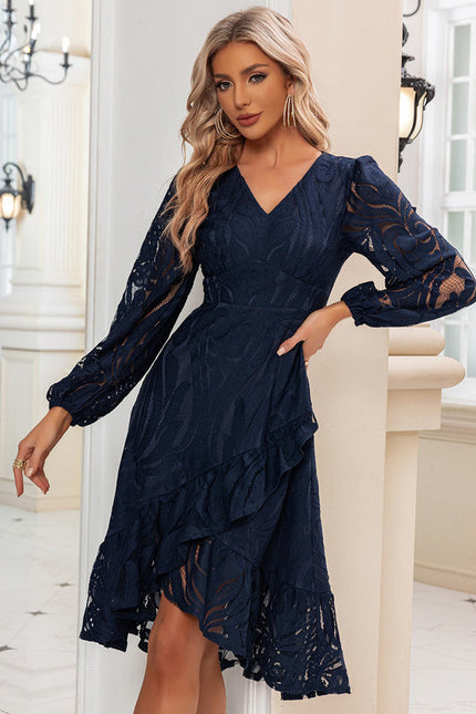 Robe de Soirée Nuit Dentelle Chic