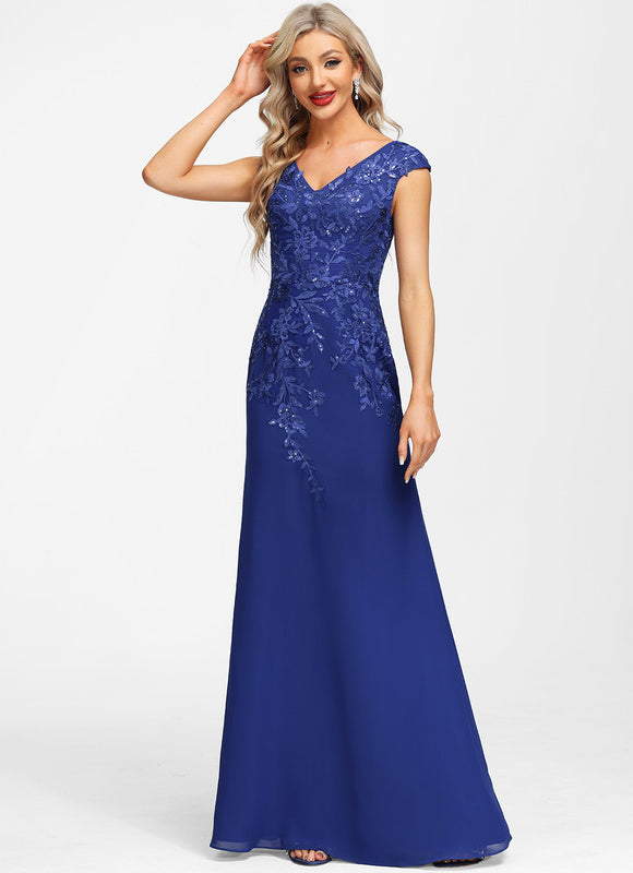 Robe de Soirée Velours Ébène - gallery 4