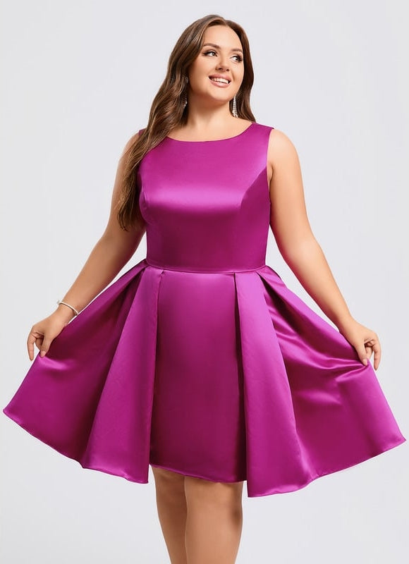 Robe de Soirée Satinée Précieuse - gallery 6