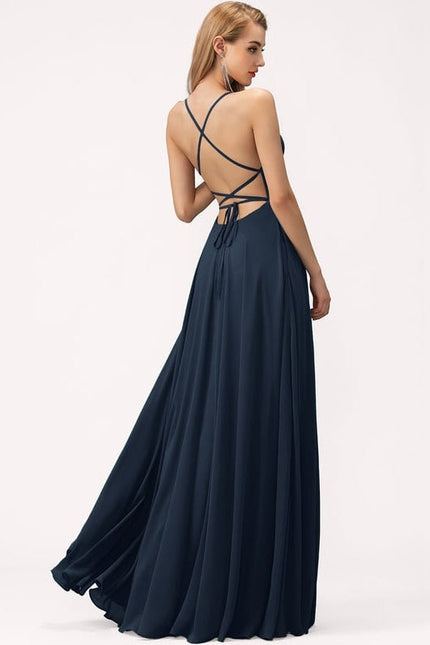 Robe de Soirée Mosaique Satinée - gallery 4