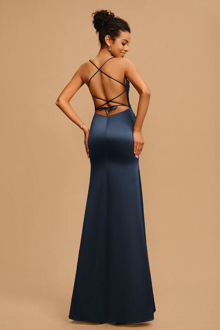 Robe de Soirée Élégance Satin Nox - gallery 1