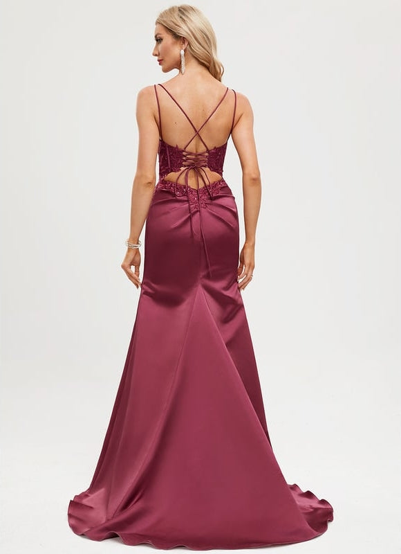Robe de Soirée Velours Éclatant - gallery 1