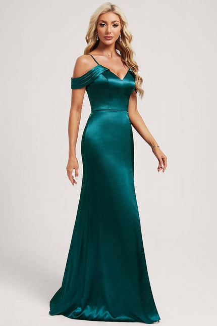 Robe de Soirée Satin Flamme - gallery 2