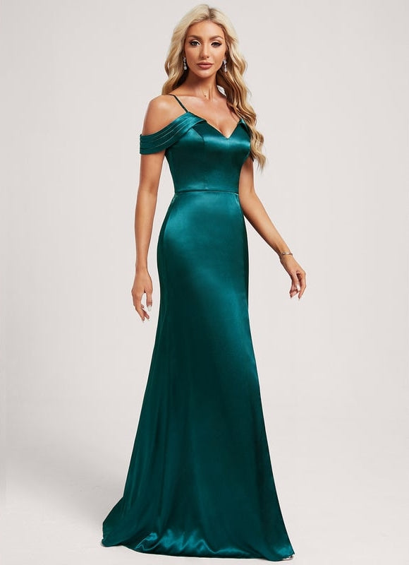 Robe de Soirée Satin Flamme - gallery 2