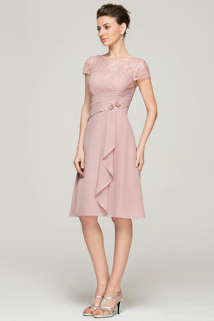 Robe de Soirée Rose Poudré - gallery 3