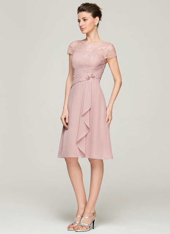 Robe de Soirée Rose Poudré - gallery 3