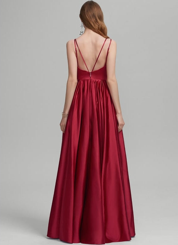 Robe de Soirée Satin Éclairée - gallery 2