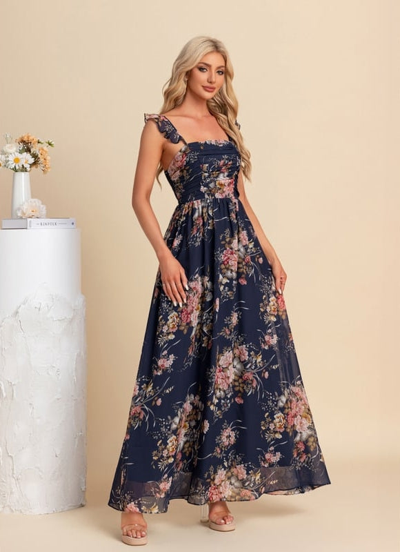 Robe de Soirée Nuit Florale - gallery 5