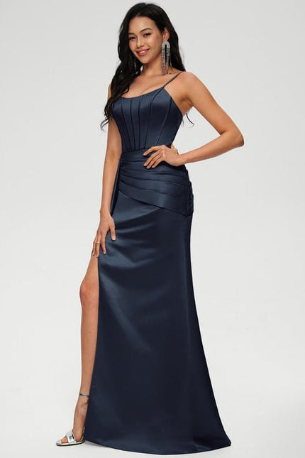 Robe de Soirée Satin Nuit - gallery 3