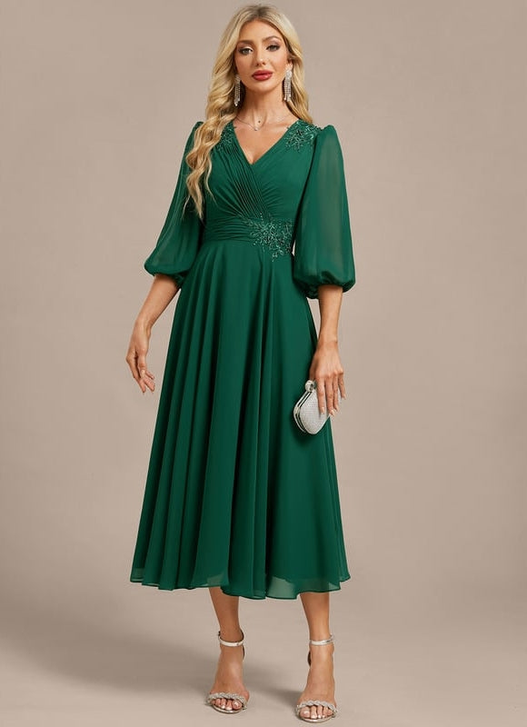 Robe De Soirée Plissée - gallery 2